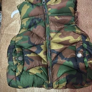 Zara Baby Boy Camouflage Puffer Vest